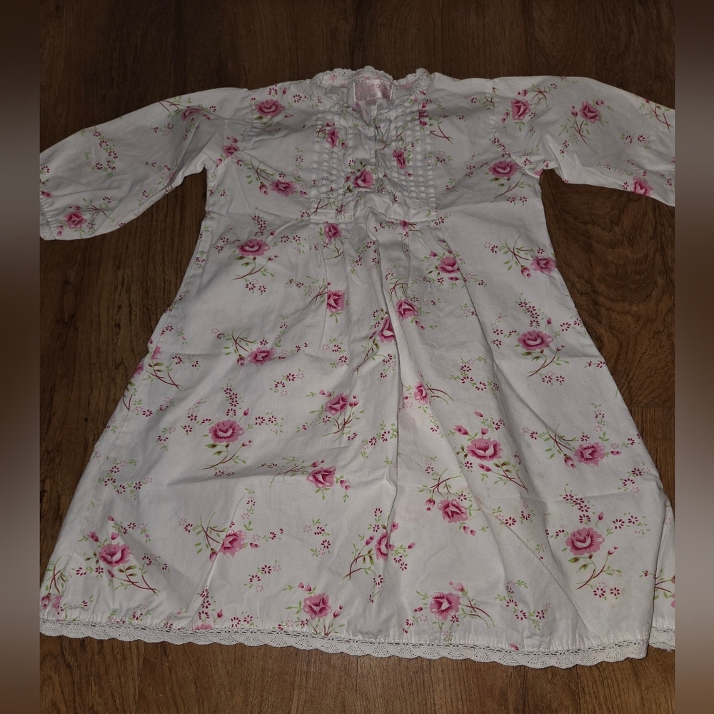 Powell Craft Girls Jenny Rose Print Dress